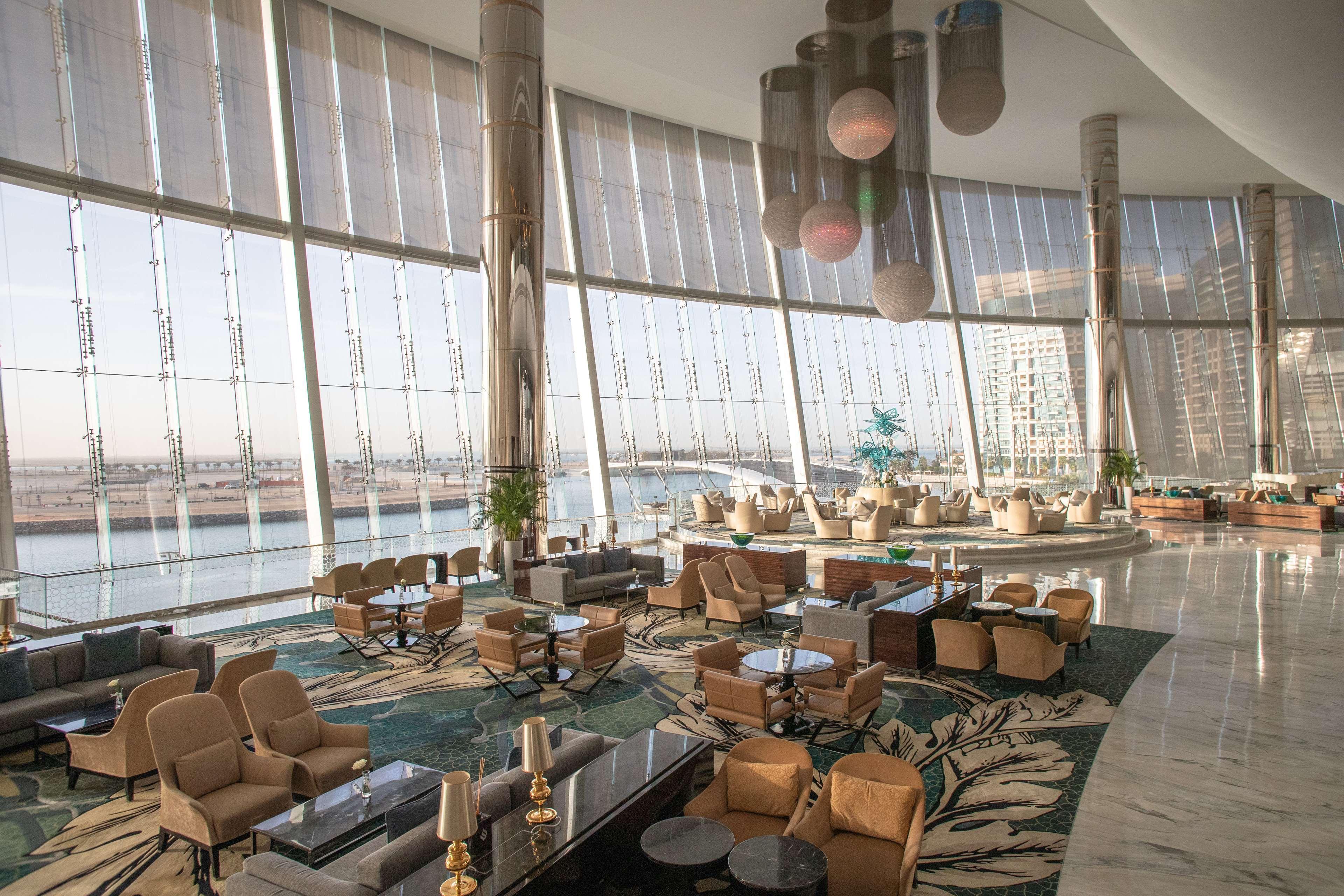 Hotel Conrad Abu Dhabi Etihad Towers Esterno foto Lobby