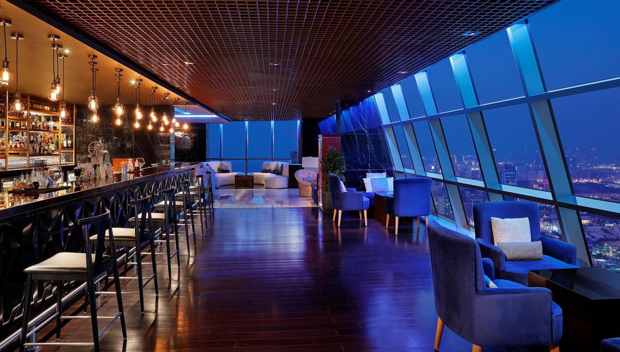 Hotel Conrad Abu Dhabi Etihad Towers Esterno foto The 360° Sky Lounge