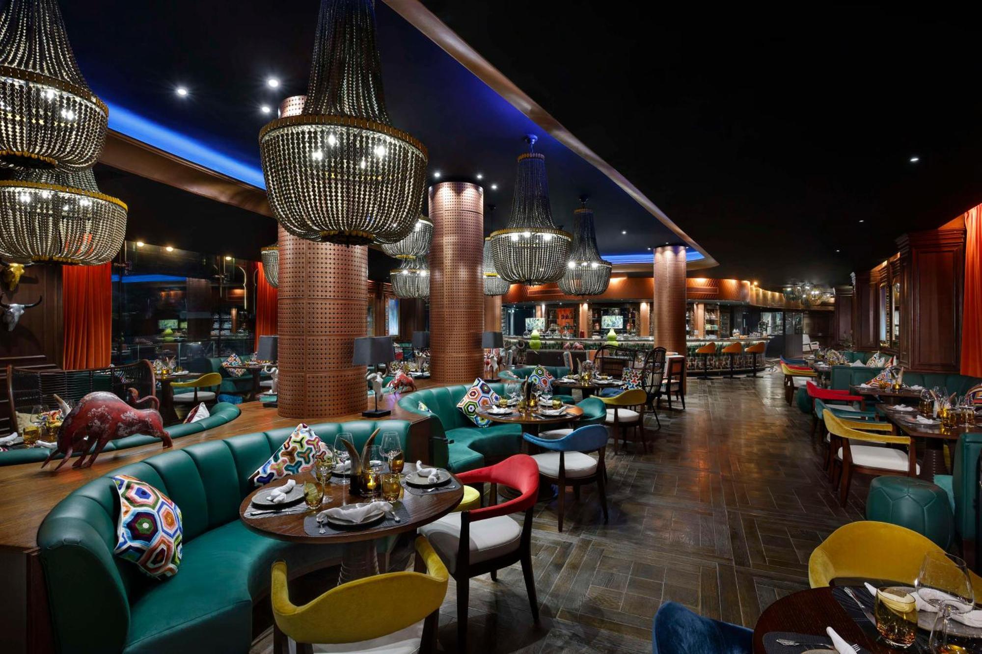 Hotel Conrad Abu Dhabi Etihad Towers Esterno foto The interior of the restaurant